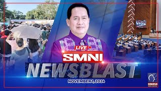 LIVE SMNI Newsblast  November 1 2024 [upl. by Eehtomit341]