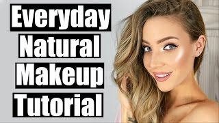 Everyday Natural Makeup Tutorial  STEPHANIE LANGE [upl. by Assilav780]