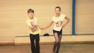 Maxence et Laura  Entrainement Jive Pharrell Williams Happy [upl. by Nytnerb585]