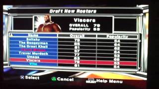 WWE Smackdown Vs RAW 2007 GM Mode Walkthrough [upl. by Charles508]