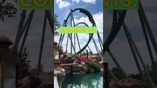 Are you Brave enough to ride The Incredible Hulk Coaster rollercoasters universalstudios rides [upl. by Dlorag960]