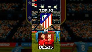 DLS 25  Top 10 Atletico Madrid players in Dream League Soccer 2025 [upl. by Solly]