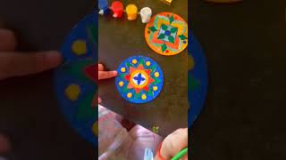 Mandala Art 🎨 shortsviral trendingshorts mandala kidsart mandalamarvel diy [upl. by Negrom]