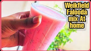 Weikfield falooda mix  how to make weikfield falooda mix  weikfield falooda mix recipe at home [upl. by Irianat123]