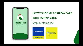 How to use my Postepay card with Taptap Send TwiEnglish [upl. by Kingsbury942]