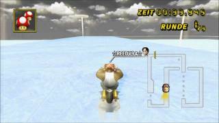 MKWii TAS  Icy Shroom Road  first lap  51066 [upl. by Jenny]