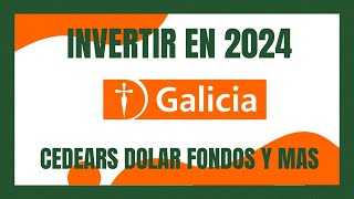 Como INVERTIR con BANCO GALICIA inversiones desde banco Galicia explicado [upl. by Nnylatsyrk951]