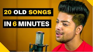 20 Old Songs in 6 Minutes  Old Songs Mashup  Bollywood Retro Medley 5  Siddharth Slathia [upl. by Barnabe]