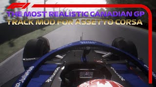 The Most Realistic Canadian GP Circuit for Assetto Corsa [upl. by Dhiren]