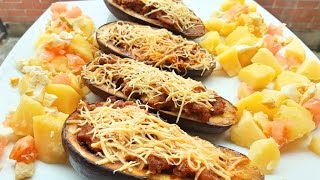 Recette Top  Aubergine Farcie  شهيوات عادل  بدنجان محشي [upl. by Nad]