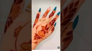 ❤mehndi henna instagram trending tiktok short ytshorts backhand❤ [upl. by Allez]