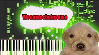 Wenomechainsama but its MIDI Auditory Illusion  Wenomechainsama Piano sound [upl. by Aihsia]