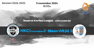 HKCCreon Kozijnen 2  BlauwWit A 2  5 november 2024 [upl. by Ispep]