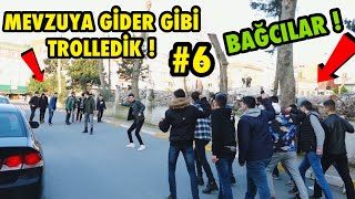 TOPLUCA İNSANLARIN ÜSTÜNE KOŞMA ŞAKASI İLE TROLLEDİK 6  Bağcılar [upl. by Yelwah]