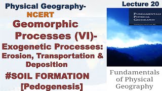 IAS PCS UPSC Physical GeographyNCERTLECTURE20Geomorphic Processes VIIErosion amp Soil Formation [upl. by Everson]