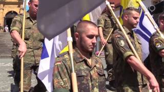 Bundeswehrsoldaten pilgern zum Bergfest in Amberg [upl. by Winston241]