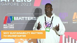 ATM23 Why Sustainability Matters to Enjinstarter [upl. by Hafinah]