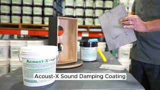 Acoust X Sound Damping Coating [upl. by Rorke]