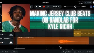 How to make a jersey club beat on Band lab 2024 [upl. by Notffilc60]