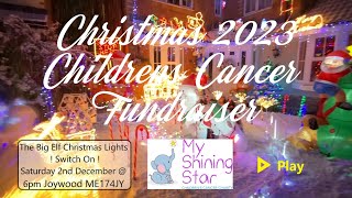 Joywood Corner Christmas 2023  My Shining Star Childrens Cancer Charity [upl. by Aihpled215]