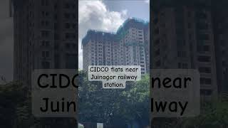 Juinagar CIDCO project flats near Juinagar railway station  Construction update [upl. by Gnuhn]