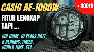 Review Casio AE1000W  Jam Fitur Terlengkap Kelebihan amp Kekurangan AE1000 AE1000W  B Indonesia [upl. by Kimberly]