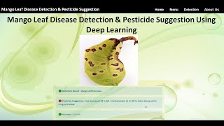 Mango Leaf Disease Detection Using Deep Learning  Mango Plant Disease Classification Using Python [upl. by Hars]