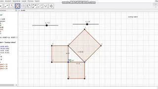 Geogebrada pisagor teoremi ispatı [upl. by Alekim281]