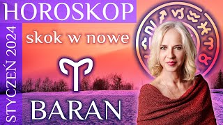 BARAN  horoskop na styczeń 2024 [upl. by Ycrad]