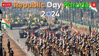 Republic Day Parade 2024 India Celebrates 75th Republic Day  26 January Parade [upl. by Slerahc]