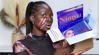 Dark Skin Woman Tries New Nimya By NikkieTutorials Products  OHEMAA [upl. by Jardena]