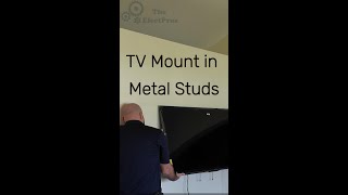 TV Mount in Metal Stud Tutorial [upl. by Ariet]