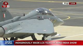 LCA Tejas at Aero India show [upl. by Odiug]