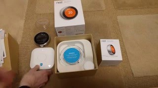 Nest Learning Thermostat 3rd Gen UK unboxing [upl. by Arahc]