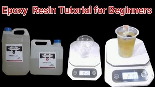 How to use Epoxy Resin and Calculate for table Top  Epoxy polyester resin Tutorial for Beginners [upl. by Palecek]