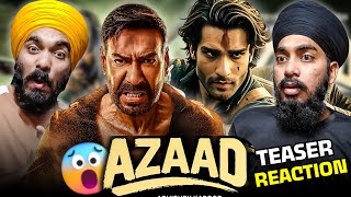 AZAAD Official Teaser REACTION  Ajay Devgn  Aaman Devgan  Rasha T  Abhishek K  Pragya K [upl. by Glenn]