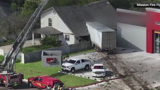 South Texas teen arrested after 18wheeler crashes into home trucker dies [upl. by Hera]