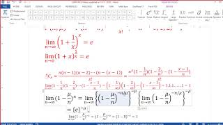 Lecture  23 Derivation of Poisson Probability Distribution [upl. by Vinia966]