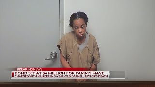 Charged with murder Pammy Mayes bond set at 4 million [upl. by Hodge]