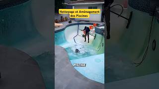 Nettoyage des Piscines aux USA pool pooldesign shorts water water cleaning usa innovation [upl. by Conal]