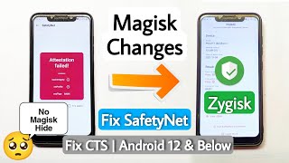 Magisk latest update  Android SafetyNet ByPass amp CTS Profile False Fix  Zygisk  NO Magisk Hide [upl. by Aniluap]