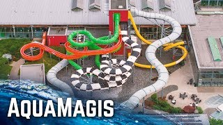 ALL WATER SLIDES at AquaMagis Plettenberg 2018 Version [upl. by Flower]