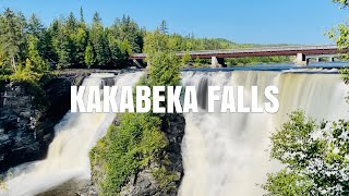 4K Kakabeka Falls  the Niagara of the North Walking Tour  Ontario Canada [upl. by Zampardi]