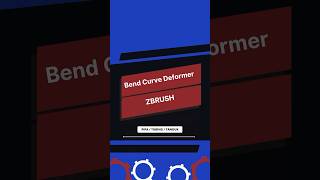BEND CURVE DEFORMER ZBRUSH [upl. by Chun]