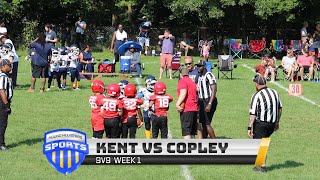 Copley vs Kent 9v9 Week 1 [upl. by Ahtibat]