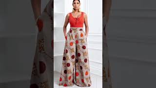 Trendy Palazzo Pants for Ladies youtubecreatorcommunity [upl. by Gawen904]