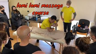 lomi lomi massage therapy step by step by khaled shehada [upl. by Smiga480]