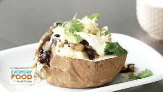 Spicy Chili Baked Potato  Everyday Food with Sarah Carey [upl. by Idieh]