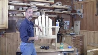 Make a FanShaped Chair Back [upl. by Asiek]