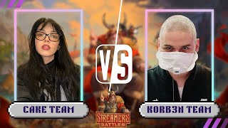 ИГРА ЗА ГРАНДФИНАЛ ПРОТИВ ЯТОРО  BO3  STREAMERS BATTLE 8  Team Cake VS Team Korb3n [upl. by Rorry]